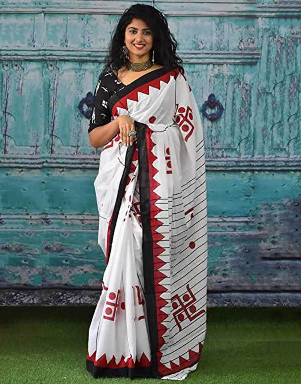 Bandhani Silk Cotton Linen Sarees Ladies Saree - MYLUXURY LANE ENTERPRISE